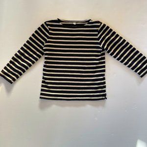 Unisex Breton Shirt in Heavyweight Cotton, Age 5-6Y (120 cm)